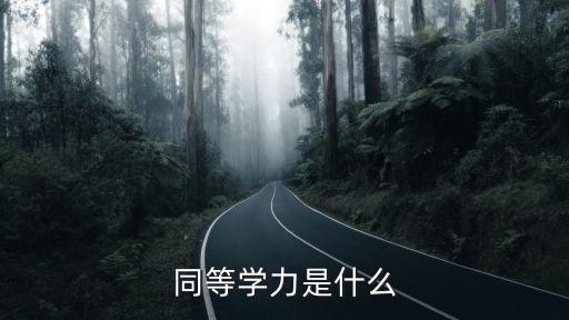 同等學(xué)力是什么