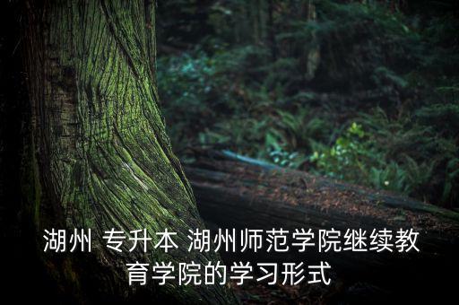 湖州專升本培訓,湖州學院專升本2022
