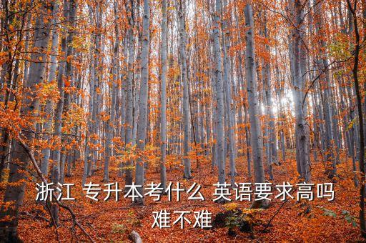 浙江專(zhuān)升本英語(yǔ)2016
