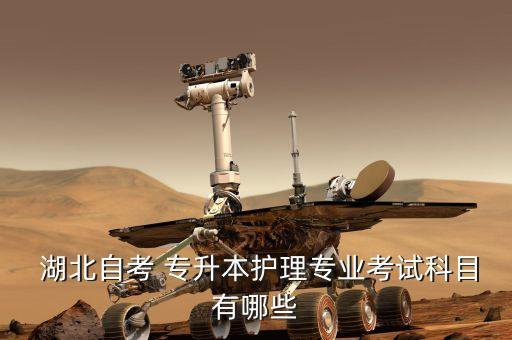  湖北自考 專升本護理專業(yè)考試科目有哪些