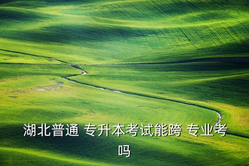 湖北專升本學校跨專業(yè)有哪些專業(yè)嗎