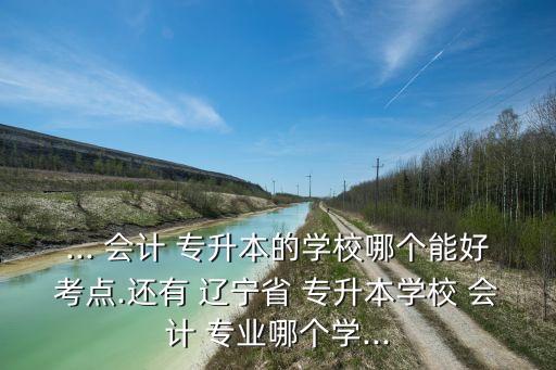 ... 會計 專升本的學校哪個能好考點.還有 遼寧省 專升本學校 會計 專業(yè)哪個學...