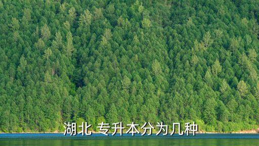  湖北 專(zhuān)升本分為幾種