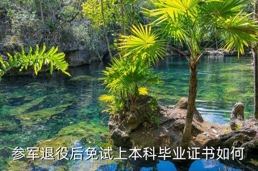 參軍退役后免試上本科畢業(yè)證書(shū)如何