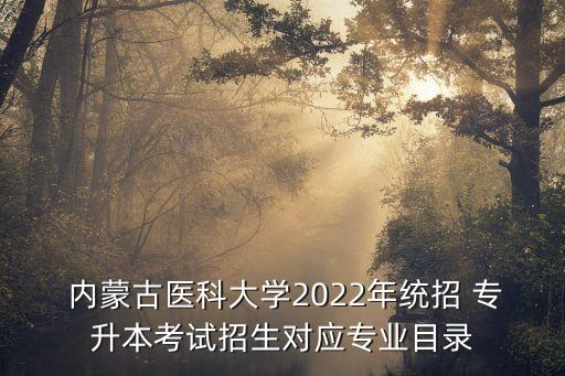 內蒙古護理專升本