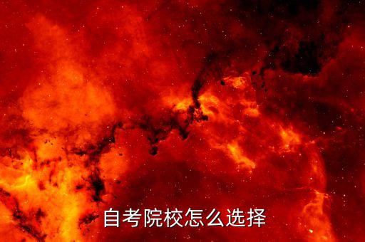 專升本自考選學校好