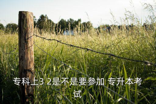 ?？粕? 2是不是要參加 專升本考試