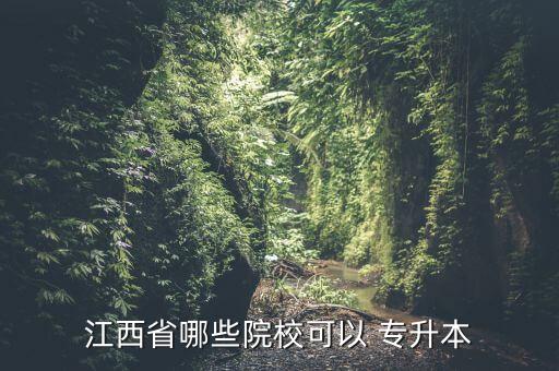 江西省哪些院?？梢?專升本