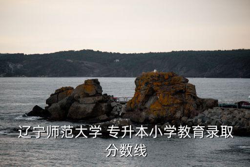  遼寧師范大學(xué) 專升本小學(xué)教育錄取 分?jǐn)?shù)線