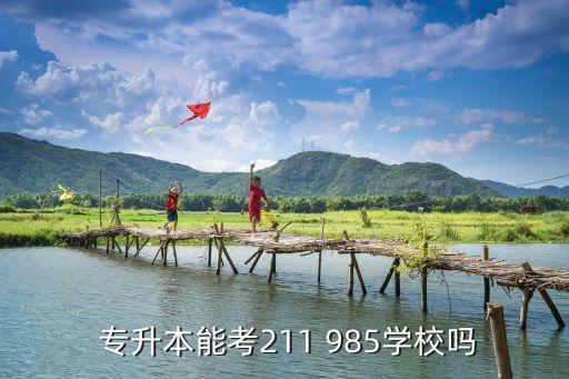  專(zhuān)升本能考211 985學(xué)校嗎