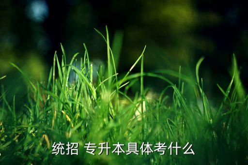 專升本入學(xué)考試內(nèi)容