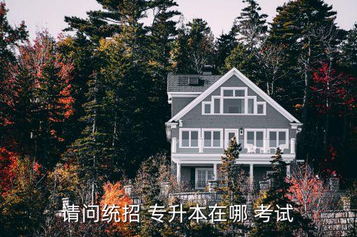 請(qǐng)問統(tǒng)招 專升本在哪 考試