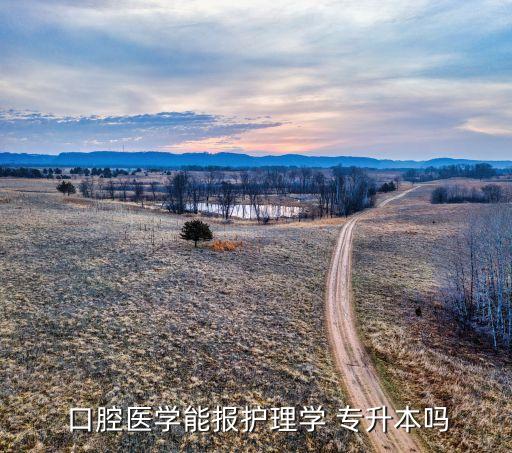  口腔醫(yī)學(xué)能報護(hù)理學(xué) 專升本嗎