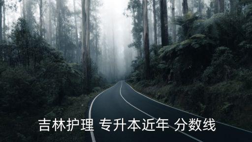  吉林護理 專升本近年 分數(shù)線