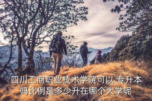  四川工商職業(yè)技術(shù)學(xué)院可以 專升本嗎比例是多少升在哪個大學(xué)呢
