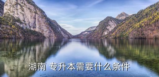 湖南省在校生專升本政策,2023年湖南省專升本政策