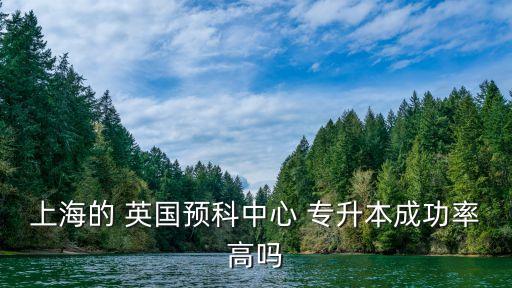 上海的 英國預科中心 專升本成功率高嗎