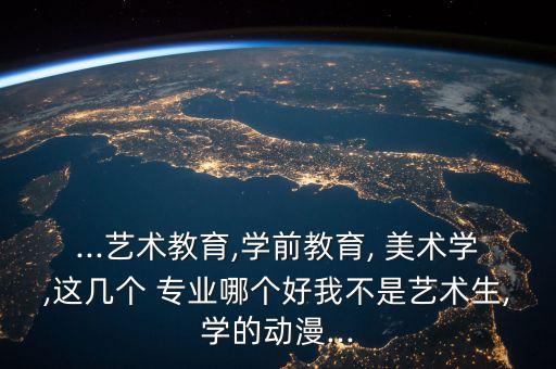 ...藝術(shù)教育,學前教育, 美術(shù)學,這幾個 專業(yè)哪個好我不是藝術(shù)生,學的動漫...
