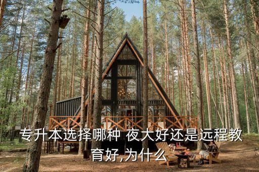  專升本選擇哪種 夜大好還是遠程教育好,為什么