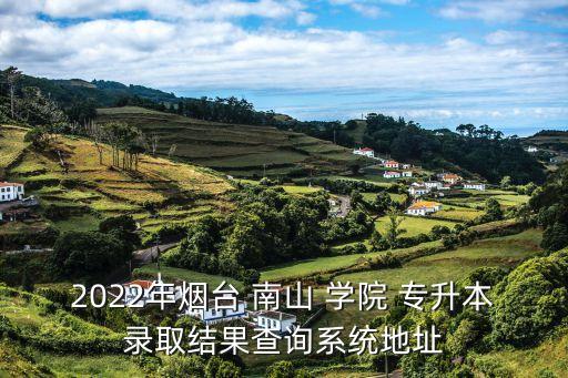 山東南山學院專升本,煙臺大學南山學院專升本學費