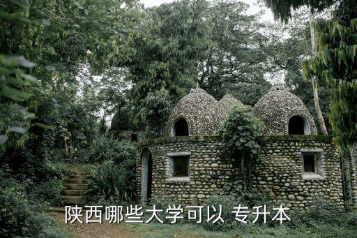 陜西哪些大學可以 專升本