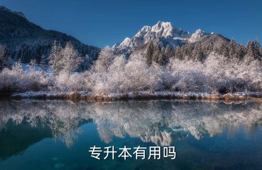  專升本有用嗎