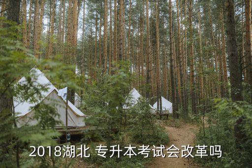 2018湖北 專升本考試會(huì)改革嗎