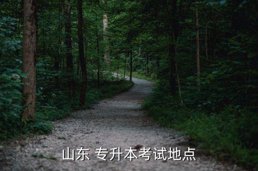 山東 專升本考試地點(diǎn)