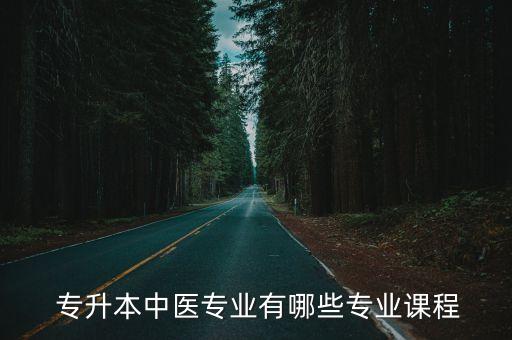  專(zhuān)升本中醫(yī)專(zhuān)業(yè)有哪些專(zhuān)業(yè)課程