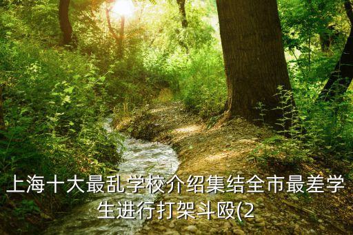 上海十大最亂學(xué)校介紹集結(jié)全市最差學(xué)生進(jìn)行打架斗毆(2