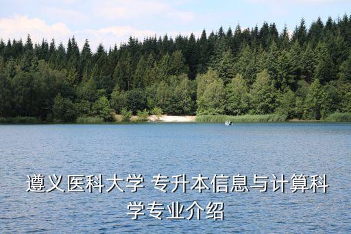  遵義醫(yī)科大學(xué) 專升本信息與計(jì)算科學(xué)專業(yè)介紹