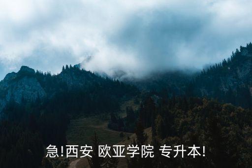 2016歐亞專升本,西安歐亞學(xué)校專升本學(xué)費(fèi)