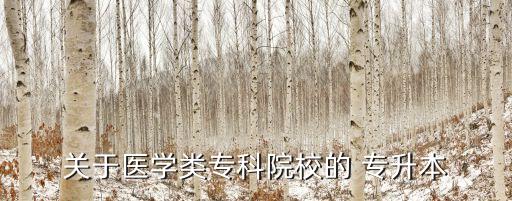 關于醫(yī)學類?？圃盒５?專升本