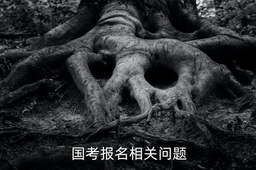  國考報名相關問題