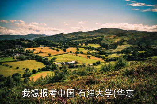 我想報考中國 石油大學(華東