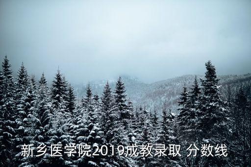 新鄉(xiāng)醫(yī)學院2019成教錄取 分數(shù)線