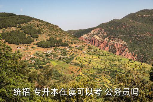 專升本后可以報(bào)公務(wù)員,統(tǒng)招專升本可以報(bào)本科公務(wù)員嗎