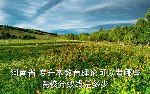 2016河南專升本各高校錄取,河南專升本各高校招生計劃