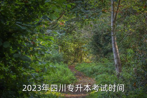 2023年四川專升本考試時(shí)間