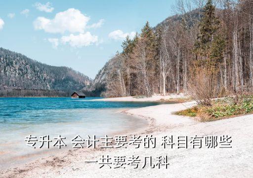 會(huì)計(jì)專業(yè) 專升本考什么科目,大數(shù)據(jù)與會(huì)計(jì)專升本考什么
