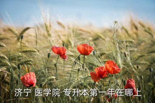  濟(jì)寧 醫(yī)學(xué)院 專升本第一年在哪上