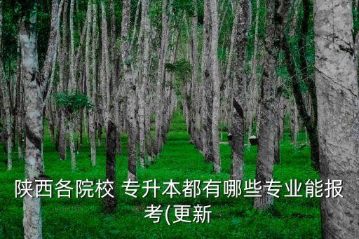 咸陽師范學院能專升本