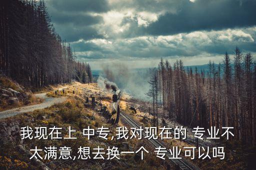 我現(xiàn)在上 中專,我對(duì)現(xiàn)在的 專業(yè)不太滿意,想去換一個(gè) 專業(yè)可以嗎