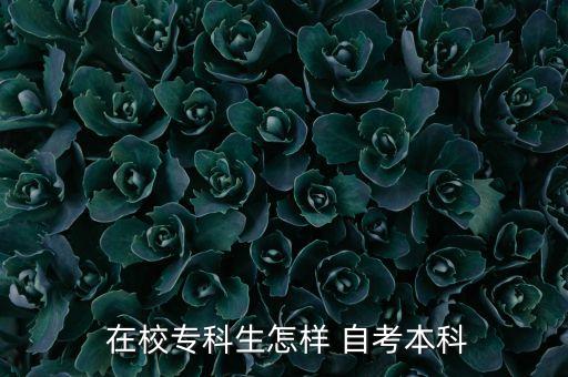 在校大專生可以自考專升本嗎,?？圃谛Ｉ竞妥钥紝Ｉ镜膮^(qū)別