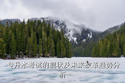  專(zhuān)升本考試的現(xiàn)狀及未來(lái)改革趨勢(shì)分析